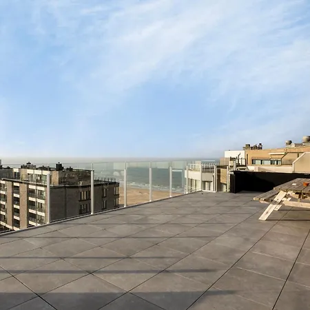 아파트 Duplex - Penthouse 'sabine' In Sint - Idesbald 코크시데