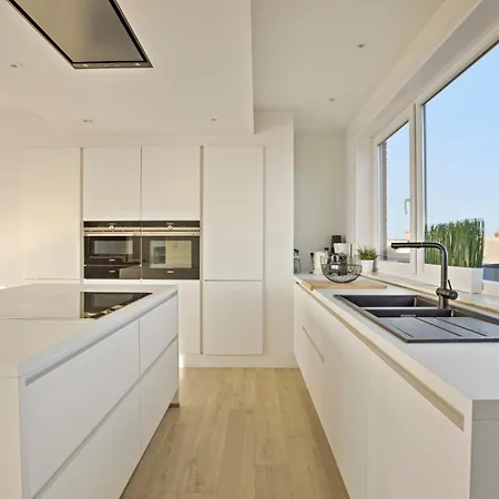 아파트 Duplex - Penthouse 'sabine' In Sint - Idesbald 코크시데